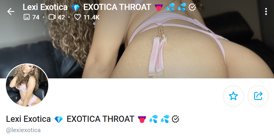 Lexi Exotica OnlyFans